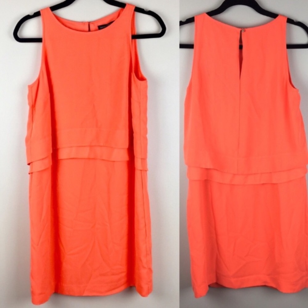 Coral Banana Republic Dress